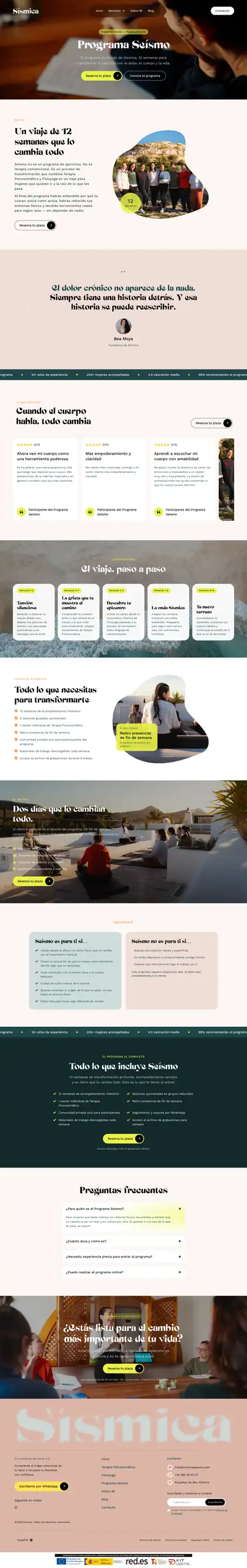 Sísmica · Programa Seísmo