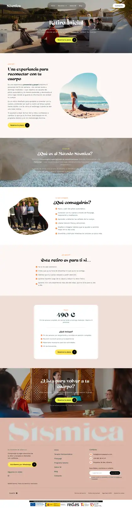 Sísmica · Retiro Inicial