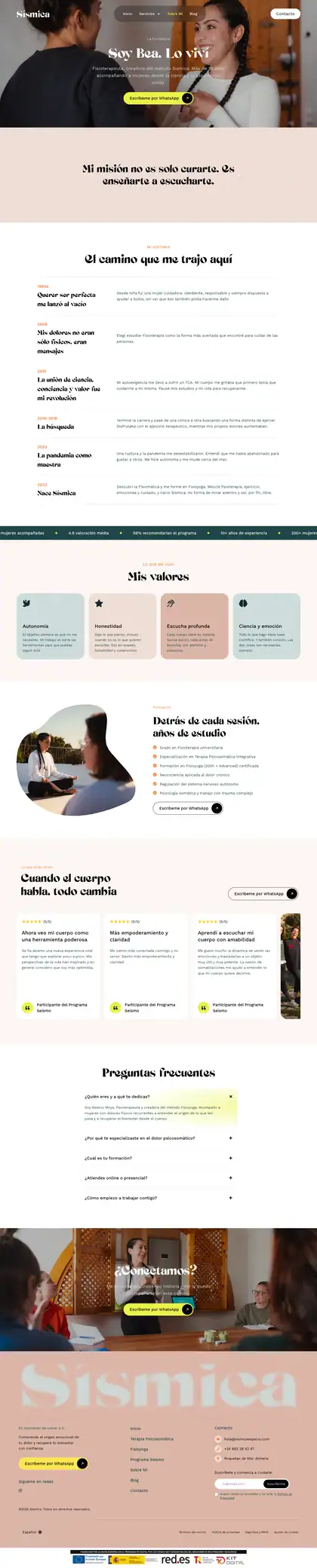 Sísmica · Sobre mí