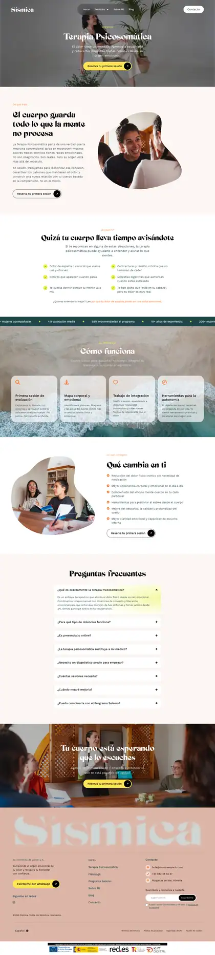 Sísmica · Terapia Psicosomática