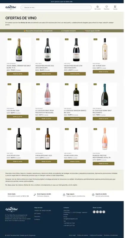 The Wine Pilot · Ofertas