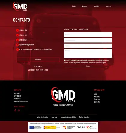Truck GMD · Contacto