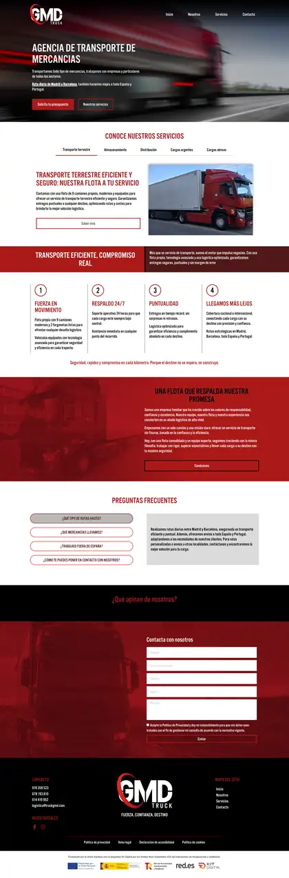 Truck GMD · Inicio
