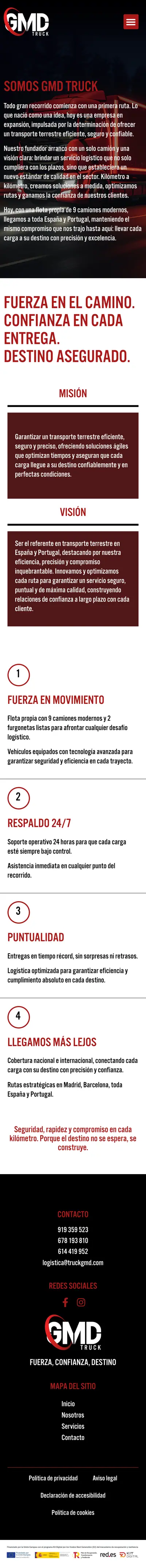 Truck GMD · Nosotros · Móvil