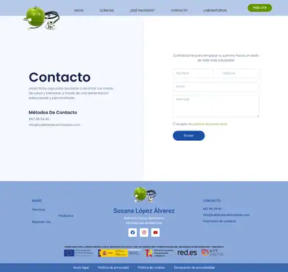 Tu Dietista Nutricionista · Contacto