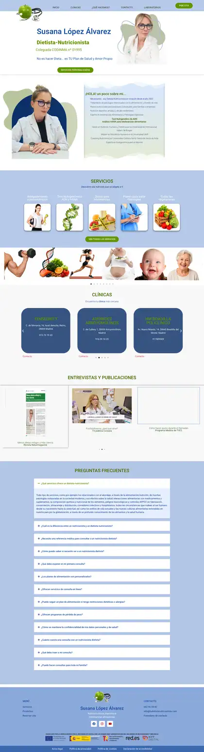 Tu Dietista Nutricionista · Inicio