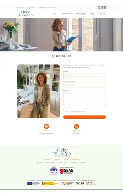 Victoria Toledano · Contacto