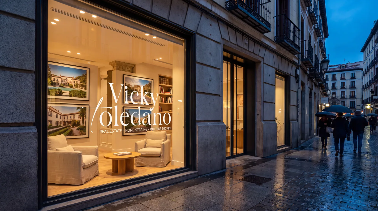 Victoria Toledano · Oficina a pie de calle