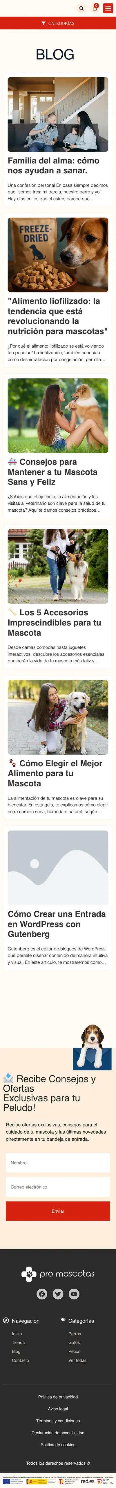 Zoorpresa · Blog · Móvil
