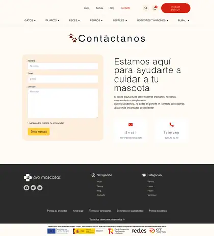 Zoorpresa · Contacto